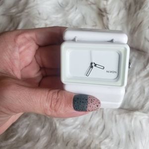 White Nixon Vega watch